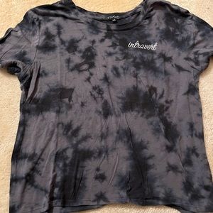 This is a back and white marble tshirt from Target! It is a double xl